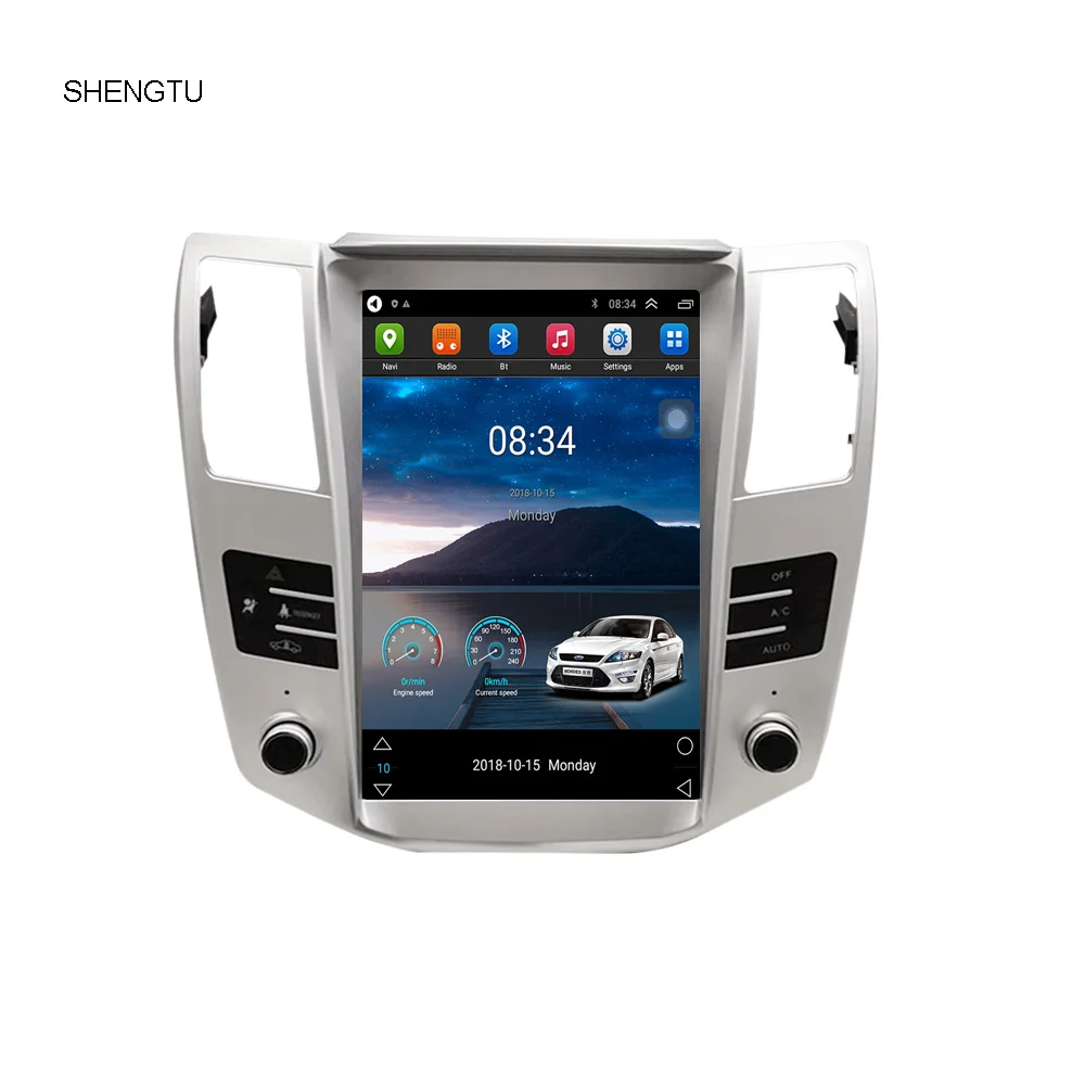 

DSP AV OUTPUT WIFI RDS AM FM Car Radio 8-Core 4GB+64GB For Lexus RX Multimedia Video player Tesla IPS Screen type Carplay Auto