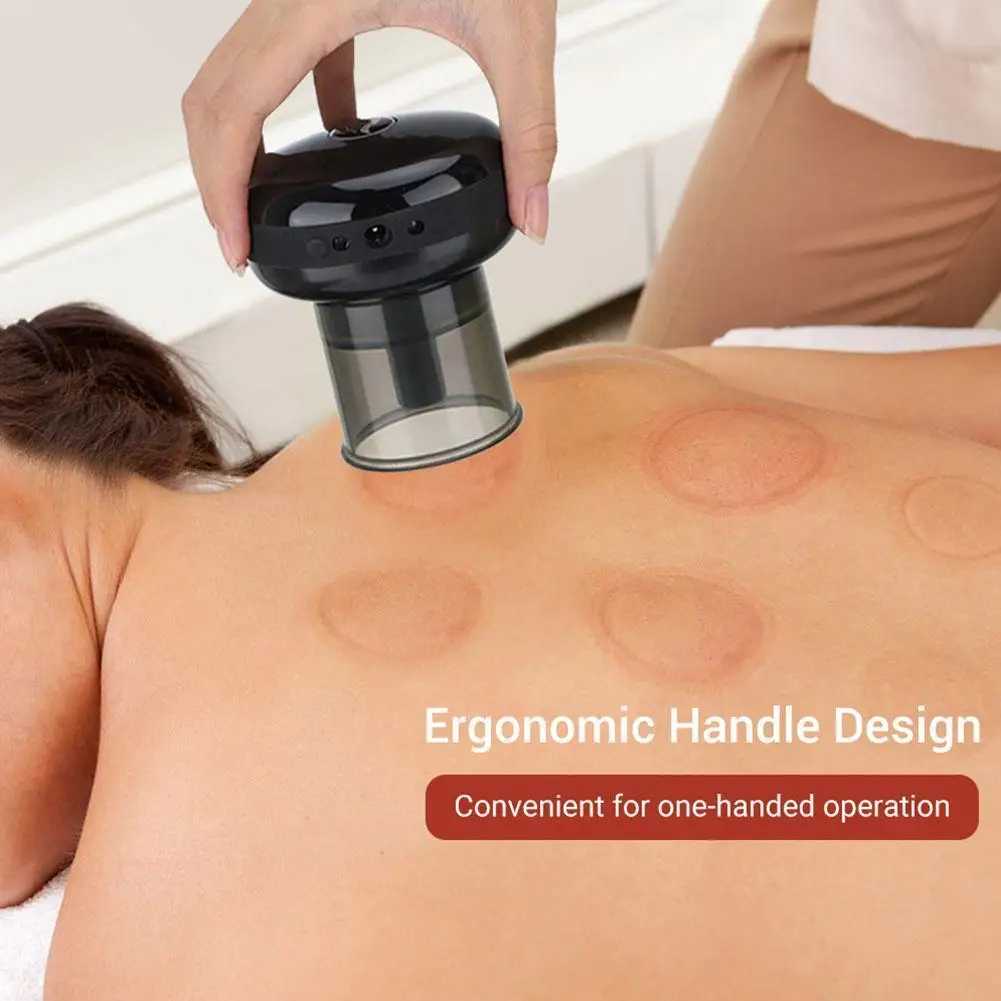 

Electric Cupping Therapy Massager With Red Light Therapy Portable Body Cupping Rechargeable Adjustable Back Therapy Tool Ma J2z6