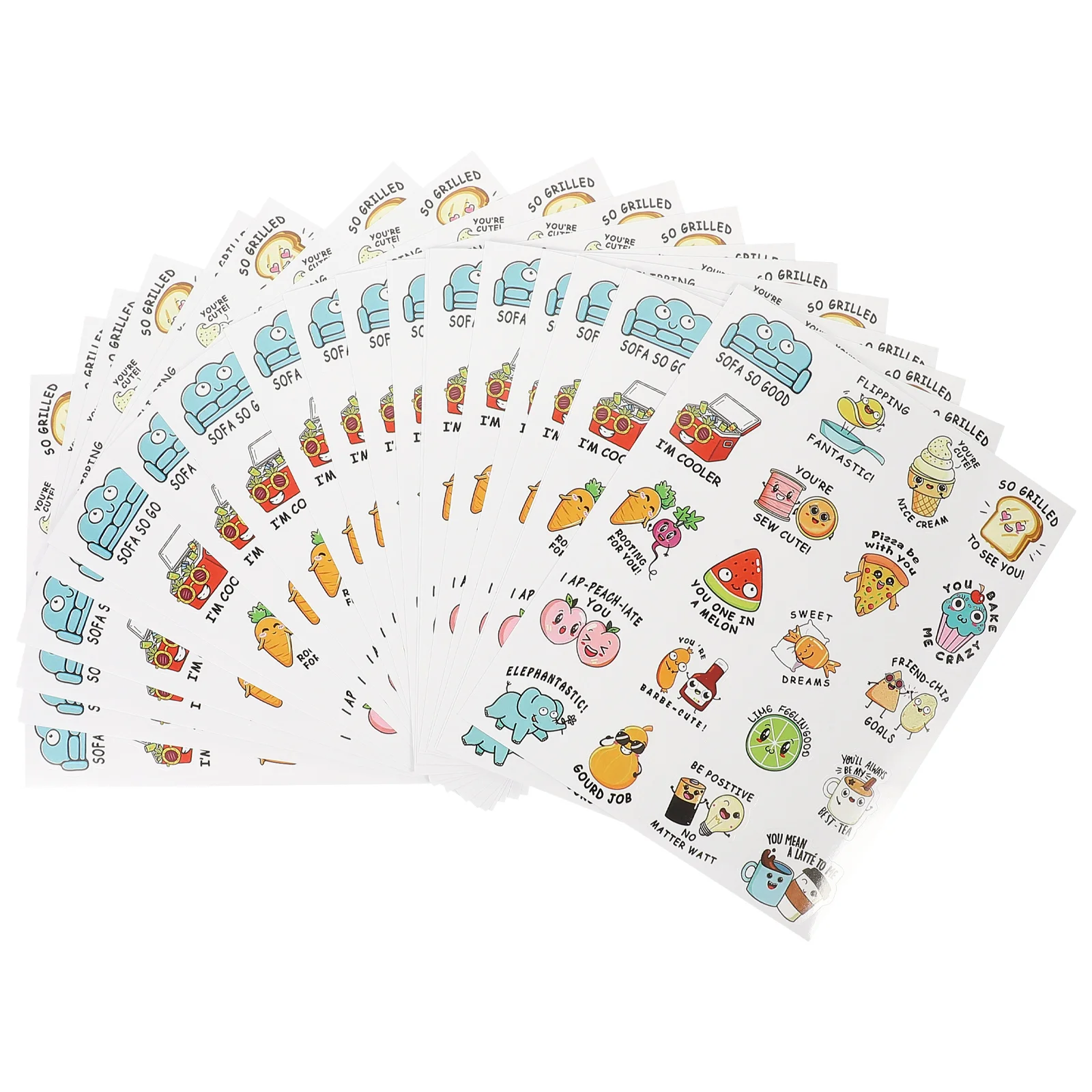 

Stickers Kids Punny Teacher Laptop Animal Cartoon Accents Positive Inspiration Labels Decals Childrensheets Comment School