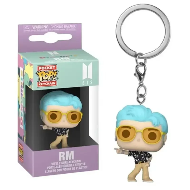 Фото Новые фигурки Funko Pop: JIMIN, Jin, V, J-HOPE, RM, SUGA, JUNG KOOK. Брелоки-игрушки, мягкие куклы для декора детской комнаты, подарки. №3