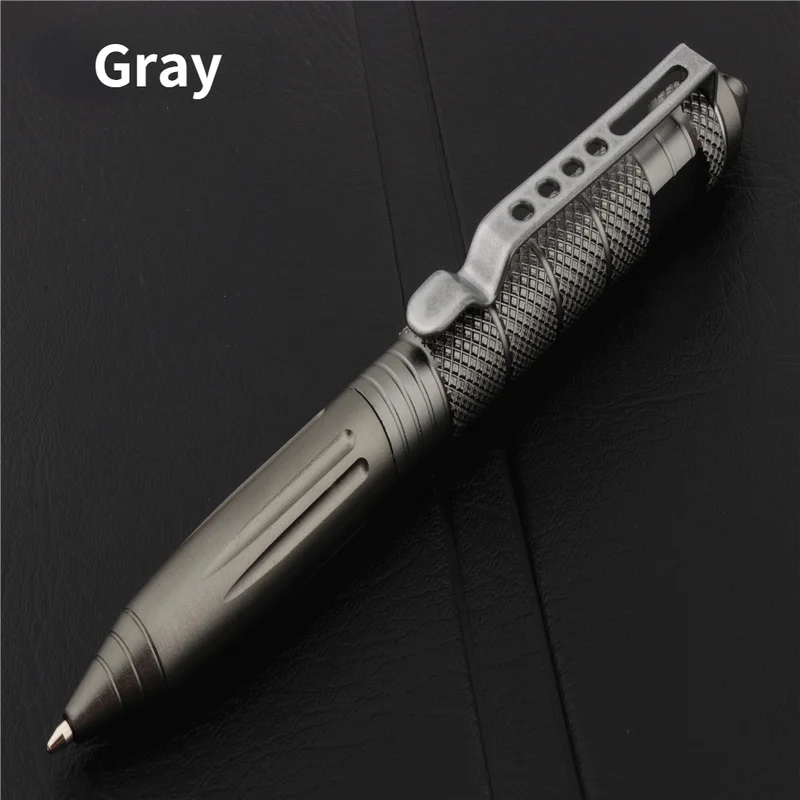 

Ballpoint Pens Broken Window Cone Survival Signature Pen High Quality Metal Colour Tactical Defense Pen School Student Office