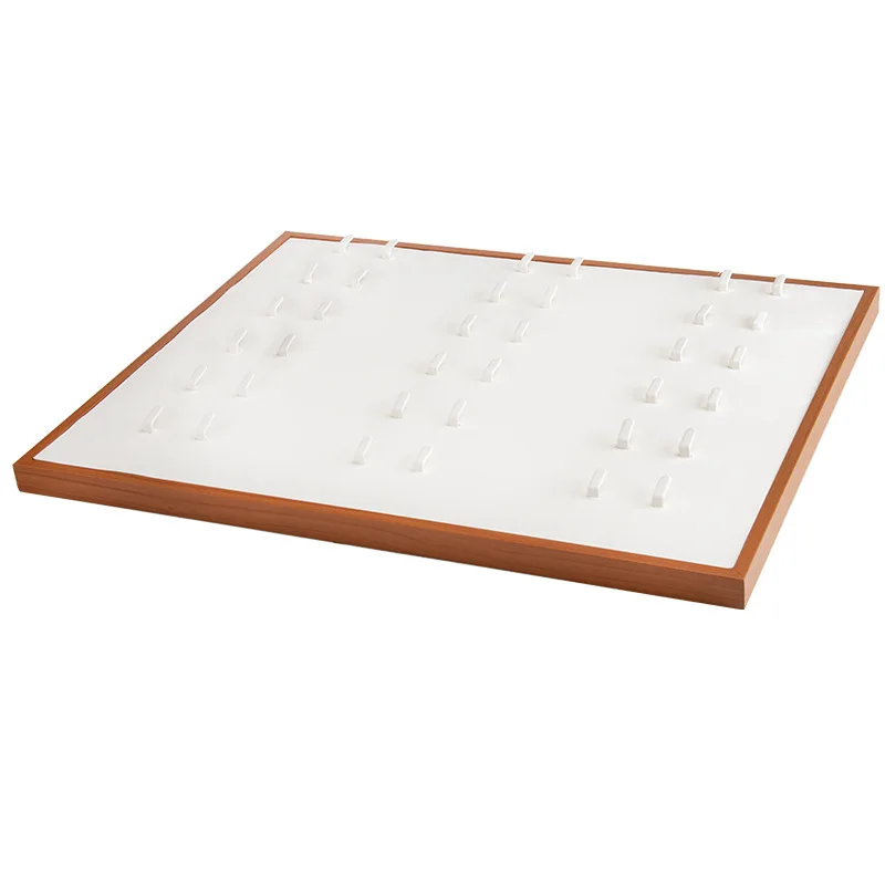 Portable Wooden Sunglasses Display Rack 18 Grid Glasses Storage Tray Classic Wood Jewelry Storage Display Stand Holder 2023 New
