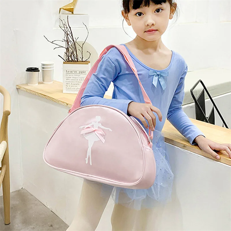 

Балетные танцевальные сумки, розовая красивая сумка для девочек, детская сумка, балетная сумка, сумка на одно плечо, водонепроницаемая сумка принцессы