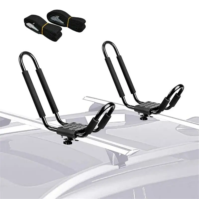 

2pcs Kayak Roof Rack Universal Rooftop Rack Carrier Kayak Canoe Paddle Boat Surf Ski Universal Roof Rack Boat Accessories