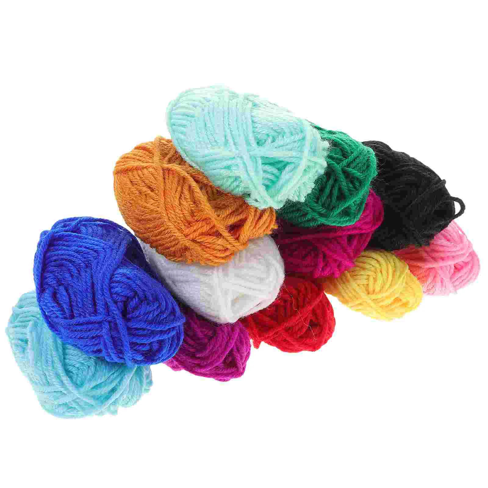 

Yarn Knitting Crochet Wool Cottonacrylic Crocheting Sweater Hand Woolen Diy Thread Weaving Colored Soft Line Woven Hat Blanket