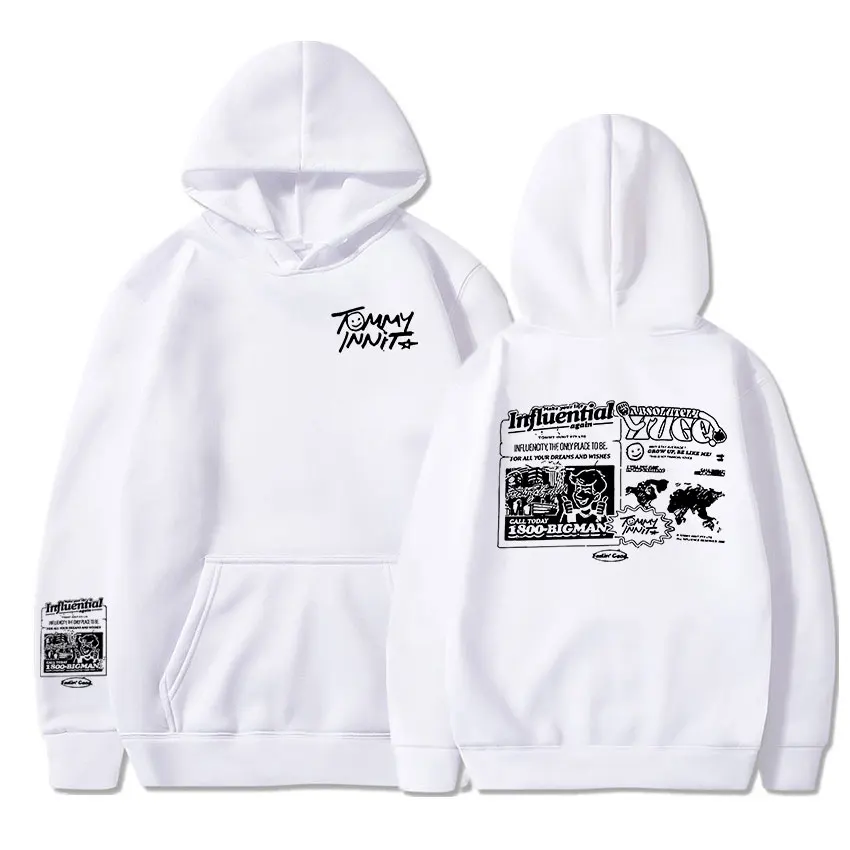 

TommyInnit Absolutely Huge Hoodie Merch Birthday Cosplay Pullover Men/Women Dream Team SMP MCYT Long Sleeve Sweatshirt Oversized