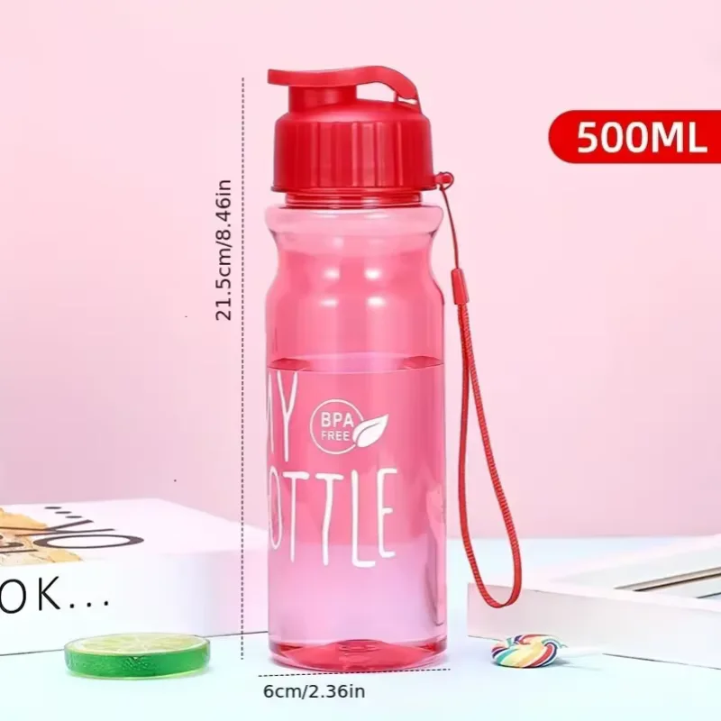 

Прозрачная бутылка для воды 500 мл
