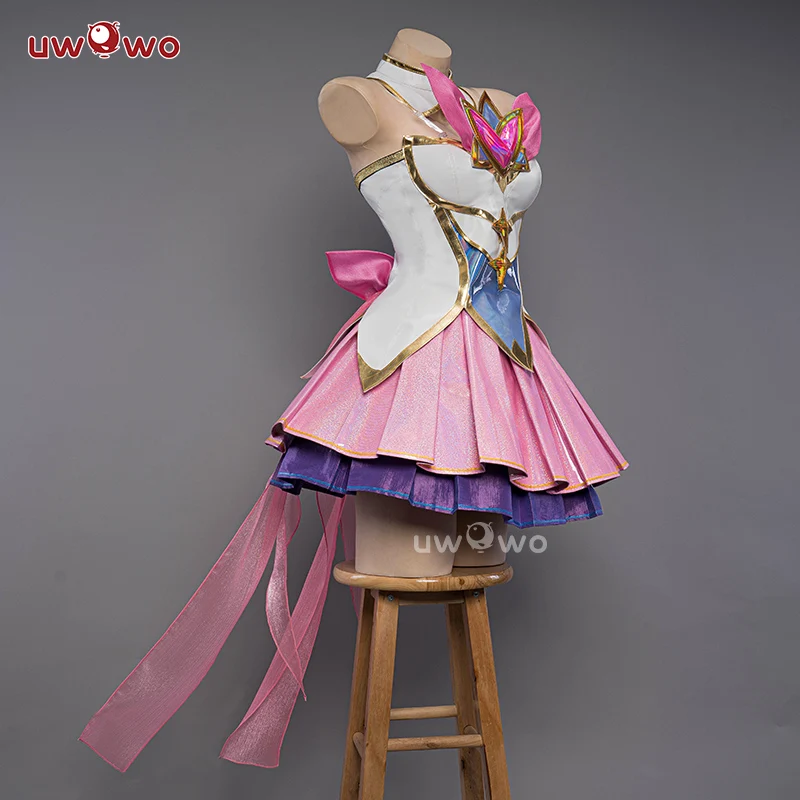 Фото В НАЛИЧИИ: Костюм для косплея UWOWO Star Guardian Kaisa (Кай'Са) из игры Star Guardian, костюм SG, костюмы Ари и Акали для Хэллоуина №3
