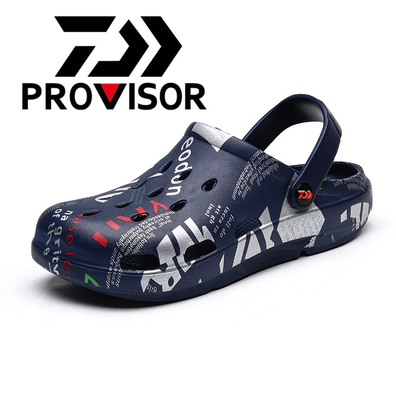 

Outdoor Summer Fishing Shoes-Baotou Men's Open-toed Sandals Large-size Men's Sandals Thick-soled Breathable Sandals Slippe