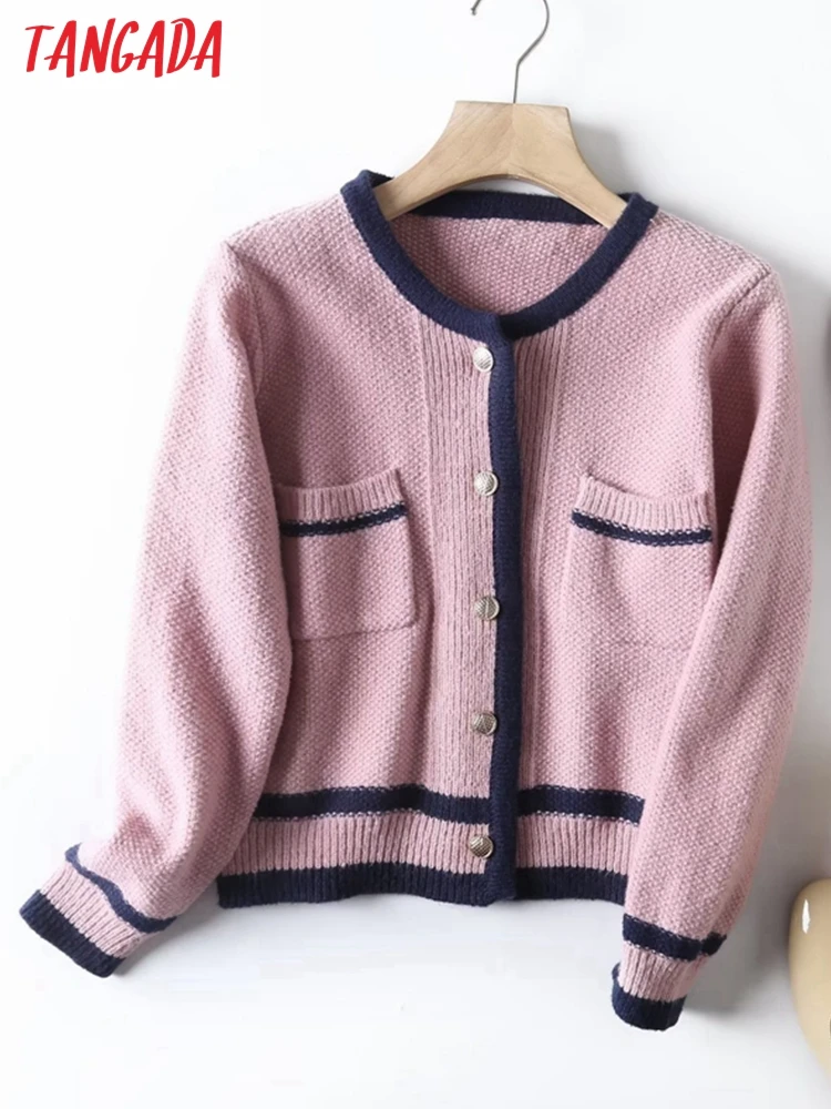 

Кардиган женский трикотажный в винтажном стиле, BC05