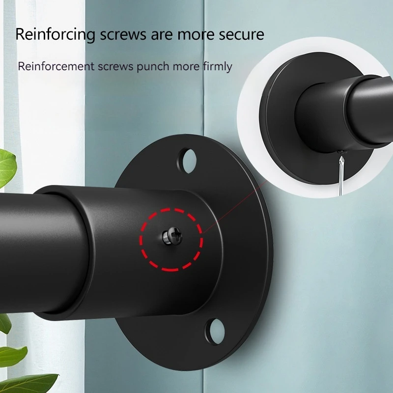 Натяжной стержень из нержавеющей стали нескользящая перфорированная