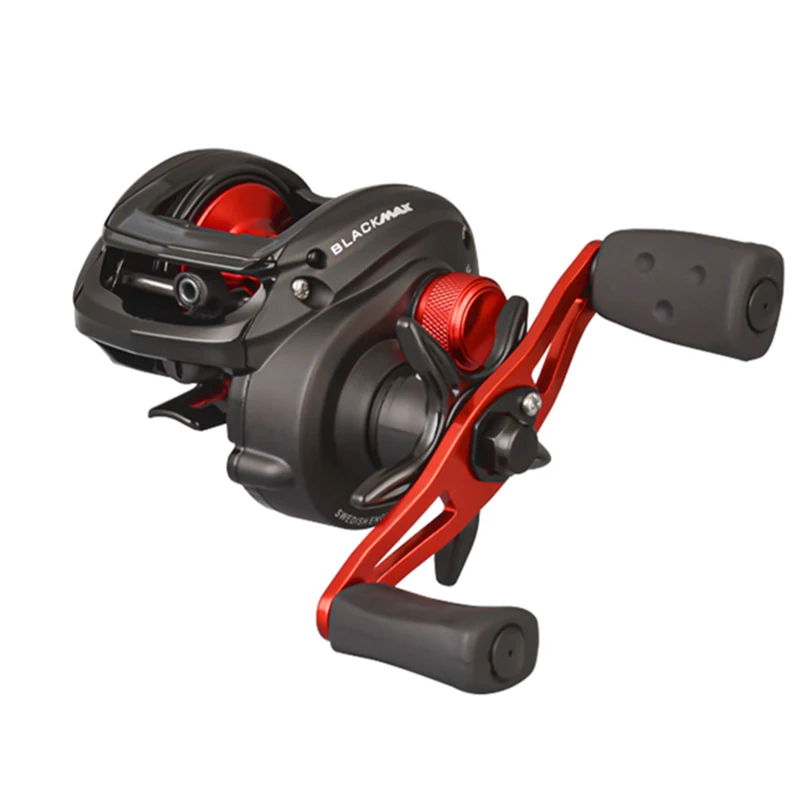 

Baitcasting Fishing Reels 5+1BB 8KG Max Drag 6.4:1 High Speed Gear Ratios Metal Spool Saltwater Freshwater Carp Bass Reel Tackle