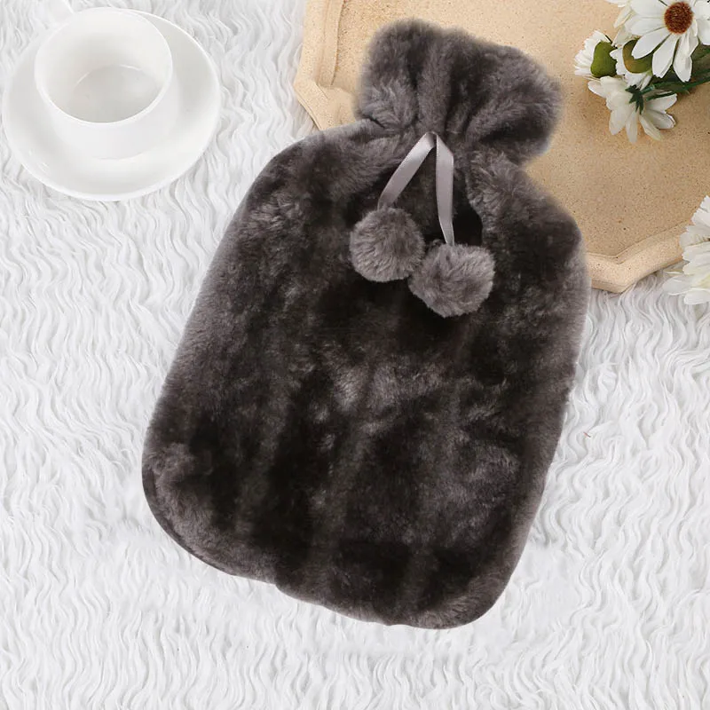 2 л теплосберегающие Чехлы зимний защитный чехол съемный плюшевый для бутылки с