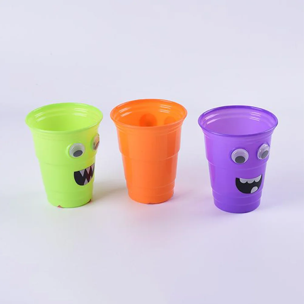 

3pcs Cartoon 800ml Cups Reusable Cup Cups Party Supplies