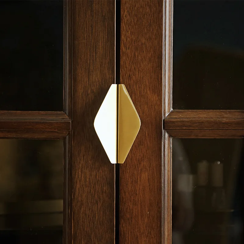 

European Hidden Cabinet Pulls Gold Drawer Knobs Long Pull Hidden Handles Brass Kitchen Cupboard Furniture Hardware Wardrobes