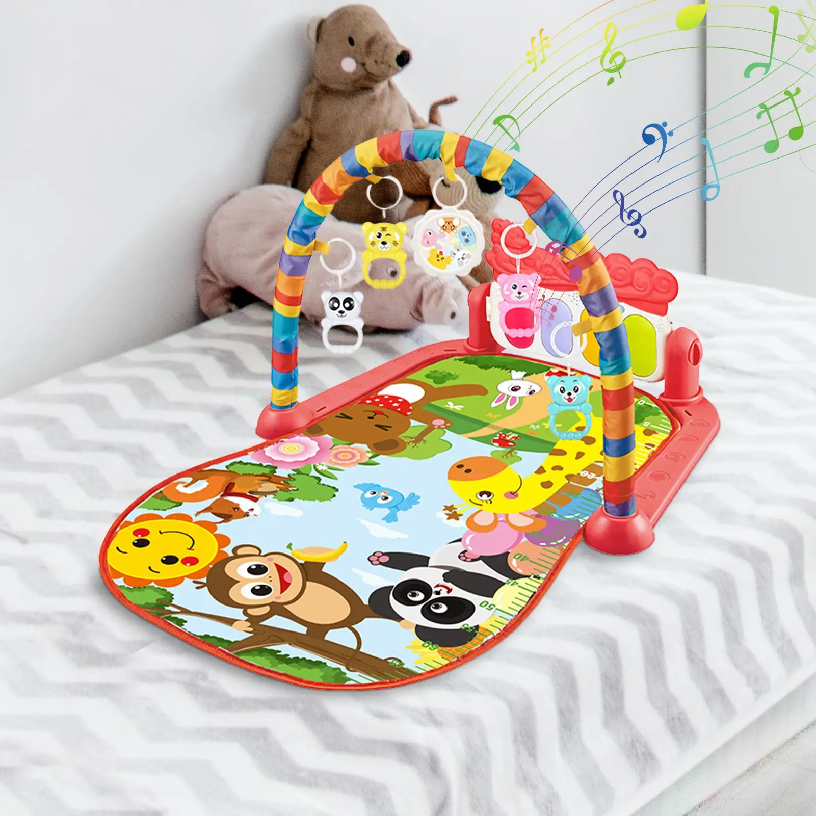 

Baby Music Rack Play Mat Kid Rug Puzzle Carpet Piano Keyboard Infant Playmat Early Education Gym Crawling Game Pad Toy Baby Gift