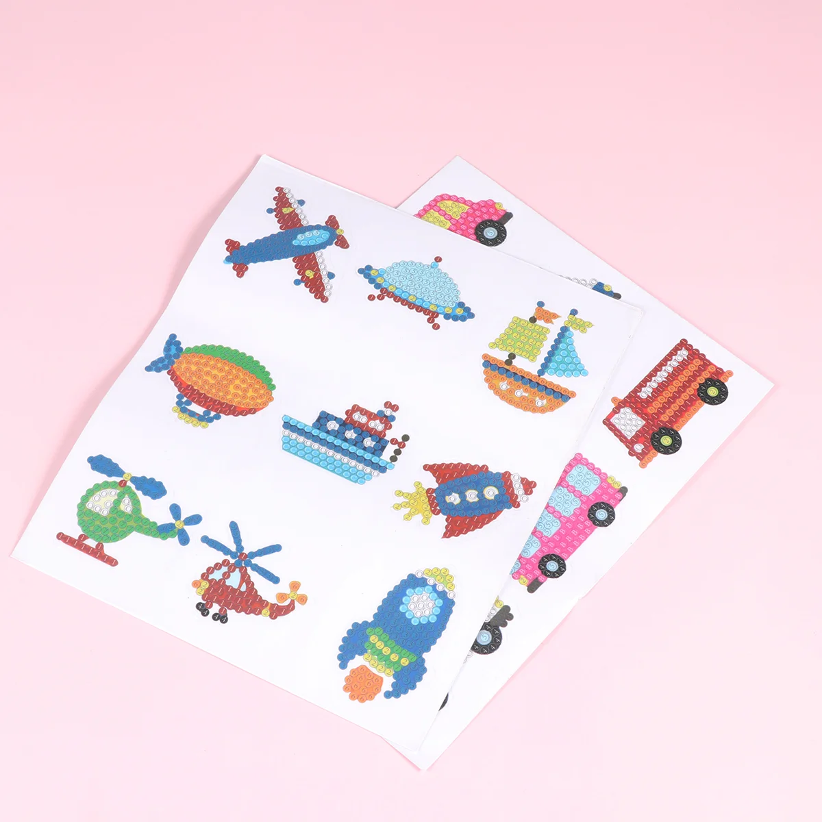

Kids Beads Painting Kids Beads Crafts Kids Cartoon Beads Kids Cell DIY Diamond Sticker DIY Beads Painting Kuromi