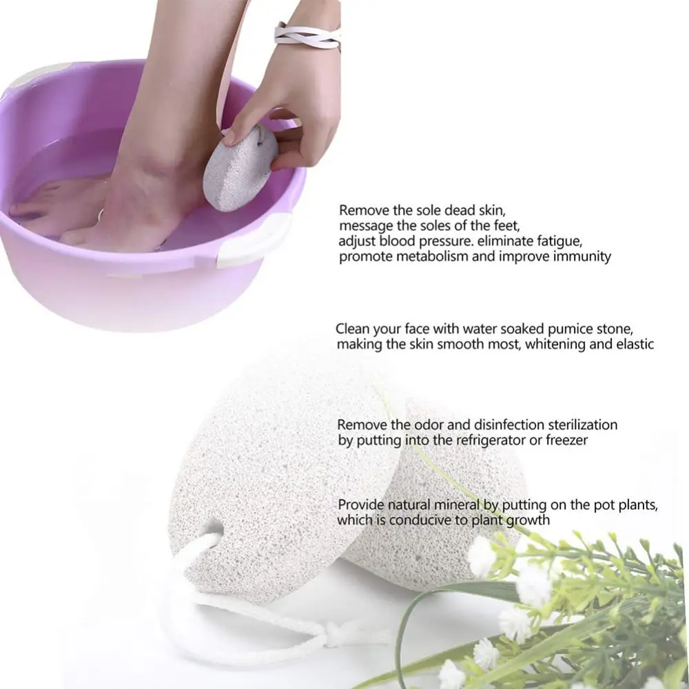 Hot Sale Oval Pumice Stone Foot Grinder Death Hard Skin Callus Remover Feet Pedicure Tool | Care