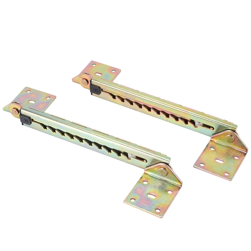 

1 Pair Angle Lifting Rod Desk 10 Gear Adjusting Hinge Angle Hinge WITH Bracket