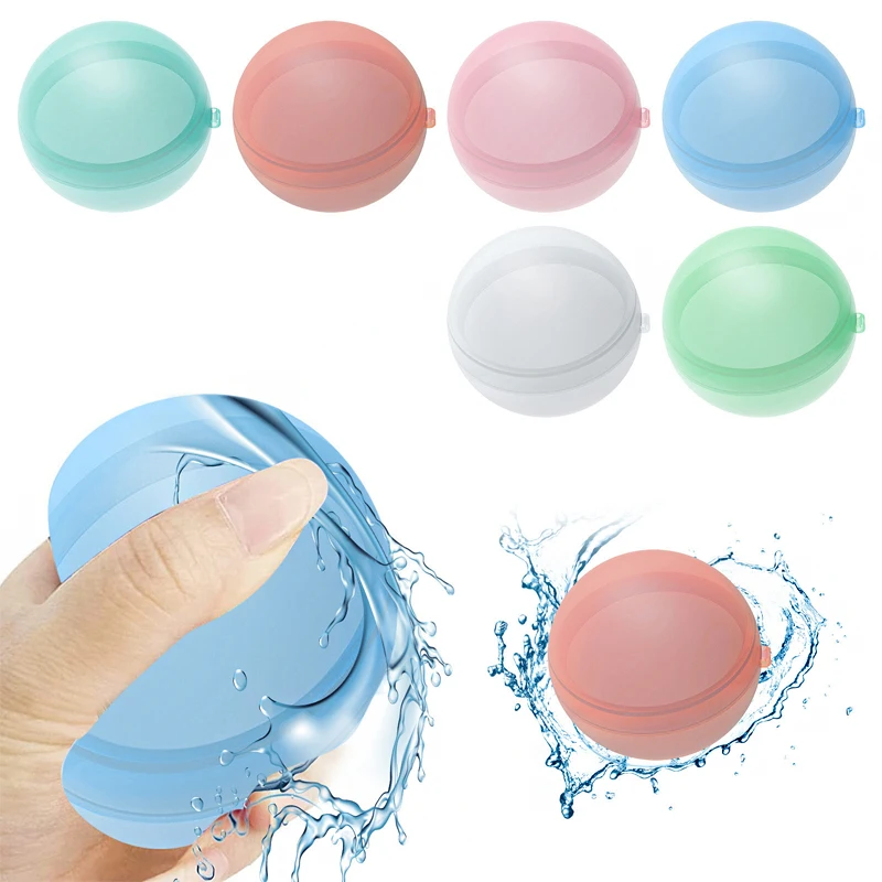 

Self-Sealing Reusable Throw Water Balloons Summer Swimming Pools Water Fight Games Outdoor Toys Summer Party Gift for Children