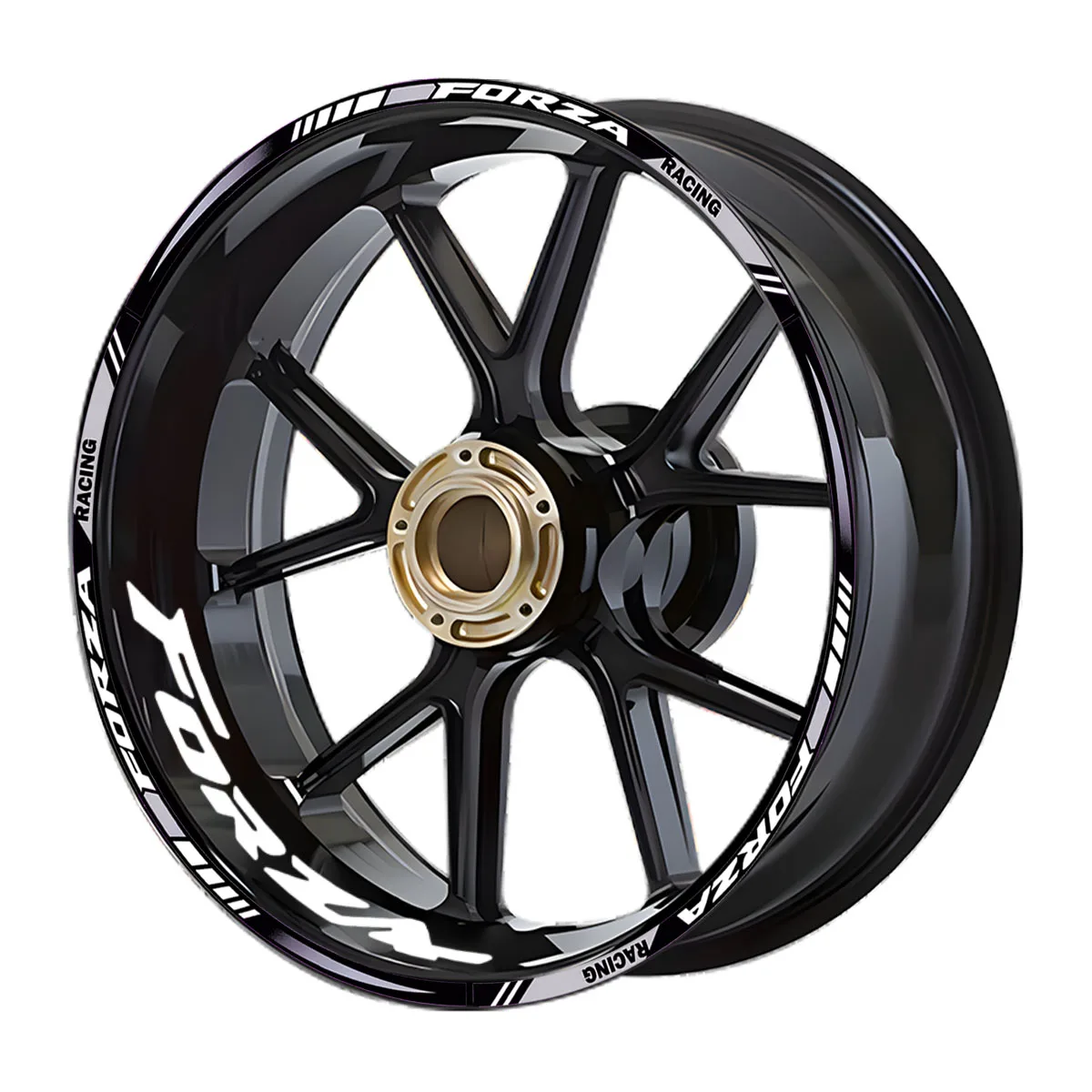 

Колесные наклейки для Honda Forza125 Forza250 Forza300 Forza350, обода, наклейки, аксессуары для мотоциклов Forza 125 250 300 350 NSS350 2023