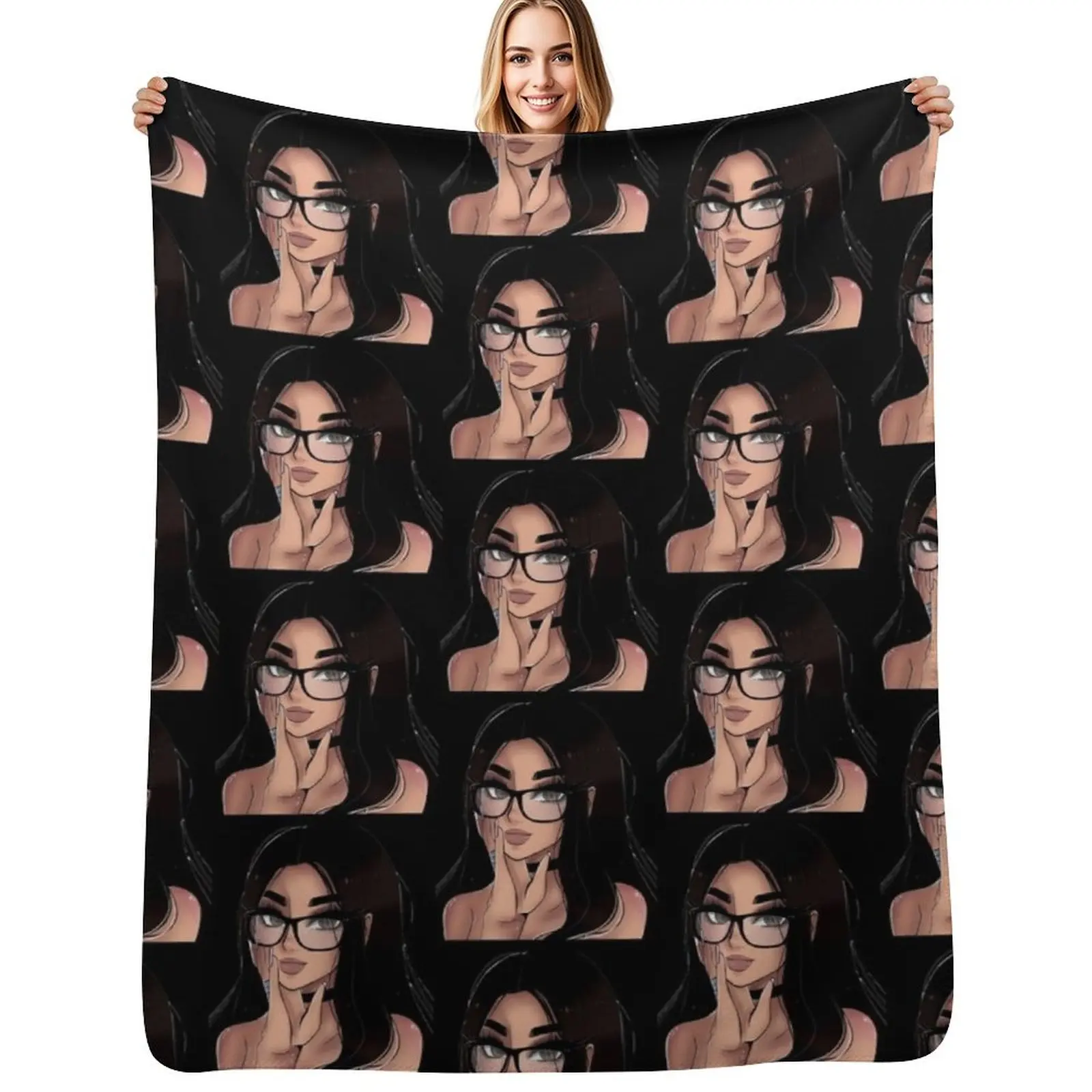 Фото sssniperwolf Essential Throw Blanket – всепогодное мягкое одеяло для дивана №1