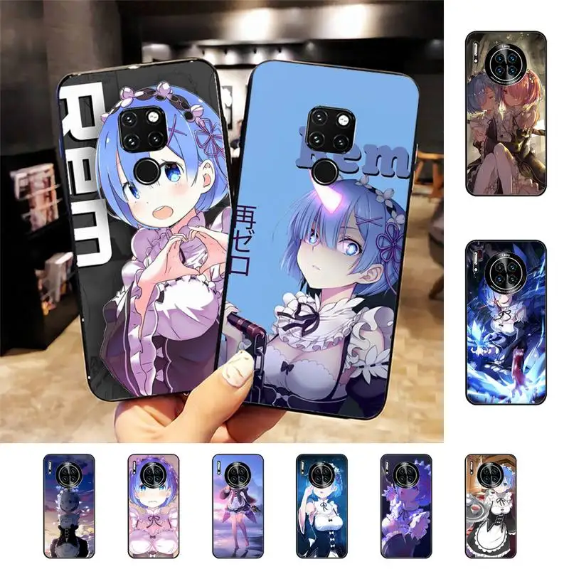 

Anime Re Zero Phone Case For Samsung A 13 21 30 31 32 51 52 53 70 for Huawei Honor 50 60 70 for OPPO vivo