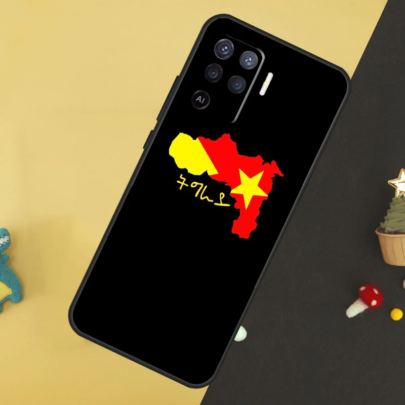 Фото Чехол с флагом Тигрей для Oppo A60 A80 A40 A15 A16 A17 A57 A94 A74 A54 A76 A96 A18 A38 A58 A78 A98 A5 A6 Pro №3