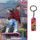 Back To The брелоки на будущее Marty McFly разноцветные Hover доска брелок путешествие во времени фантастического фильма вентиляторы мужские и женские аксессуары