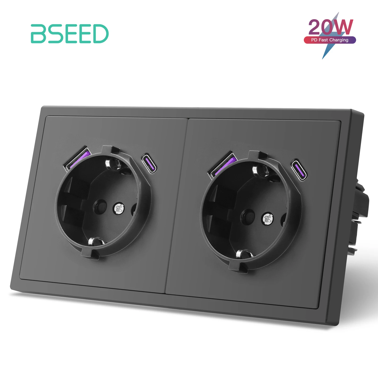 

BSEED Розеточные панели с USB-C