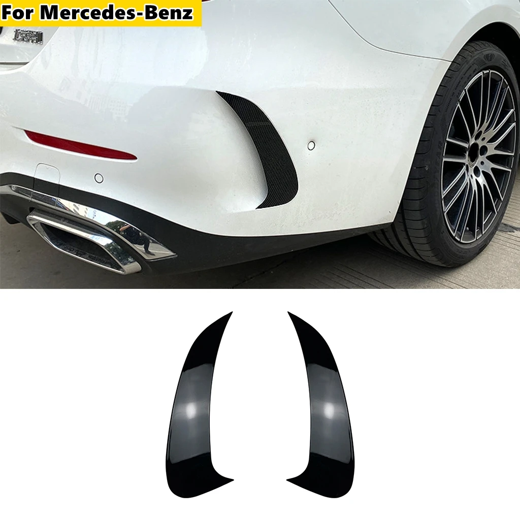 

1 Pair Car Rear Bumper Spoiler Canards Splitter For Mercedes Benz C-Class W206 C200 C260 C300 AMG 2022+ Car Styling