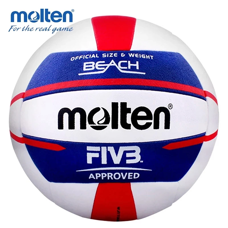 

Профессиональный мяч для пляжного волейбола Molten V5B5000, официальный размер 5, для волейбола, для матча и тренировок, одобренный FIVB для женщин и ...