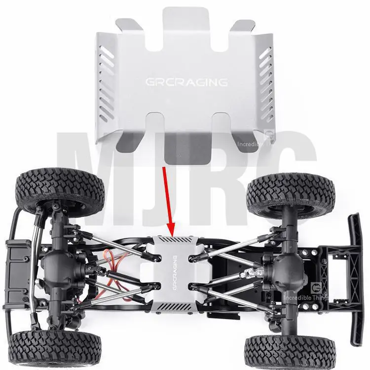 Suitable for 1/10 RC remote control climbing car MST CFX/CMX chassis armor Jimny axle armor