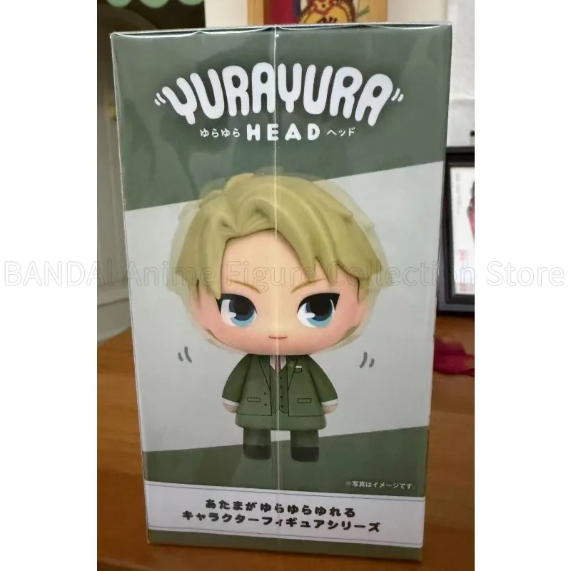 Фото В наличии Оригинальная фигурка PLEX YURAYURA HEAD SPY×FAMILY Loid Forger в стиле чиби, украшение, подарок на день рождения. №4