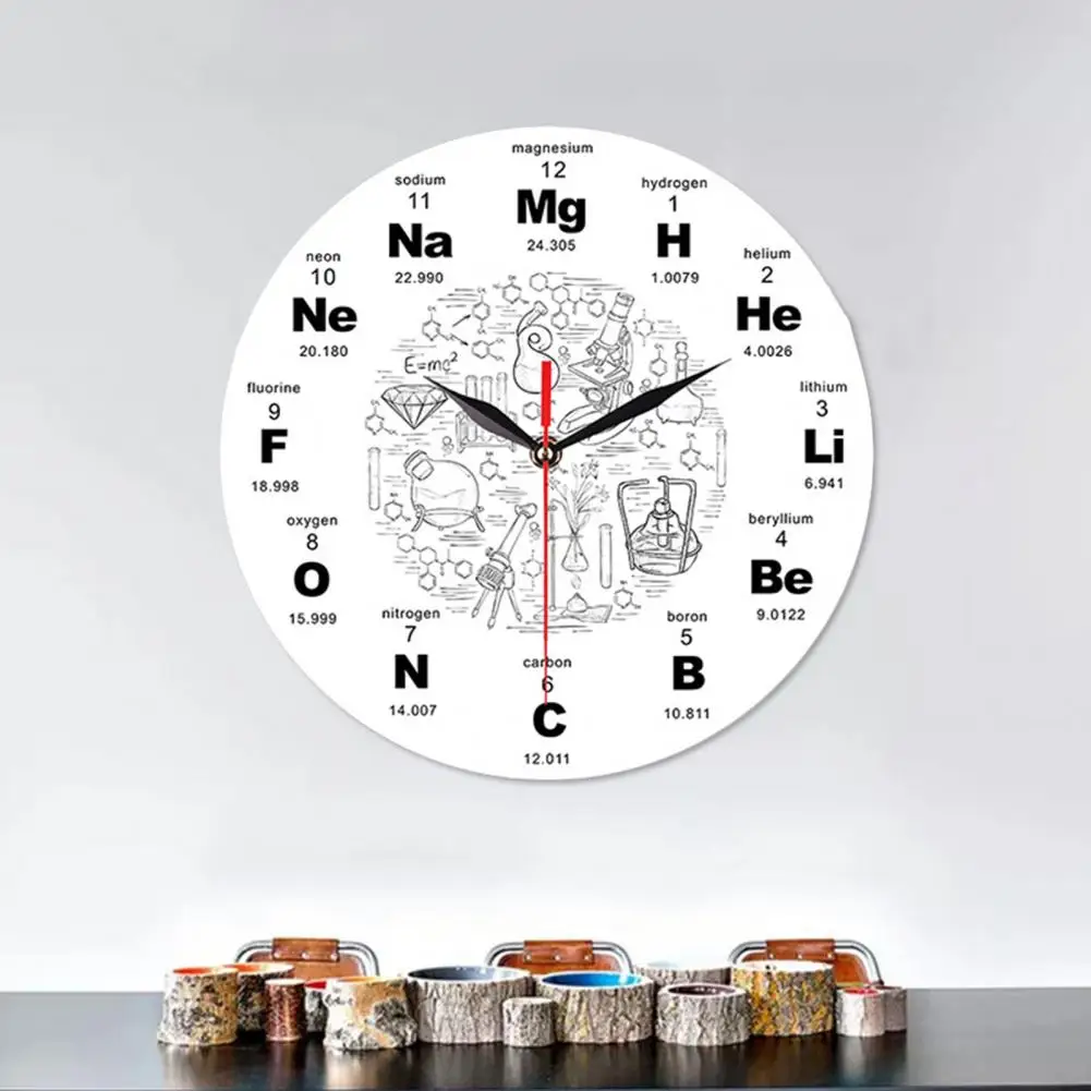 Non Ticking Wall Clock Modern Acrylic Digital Wall Clock Sil