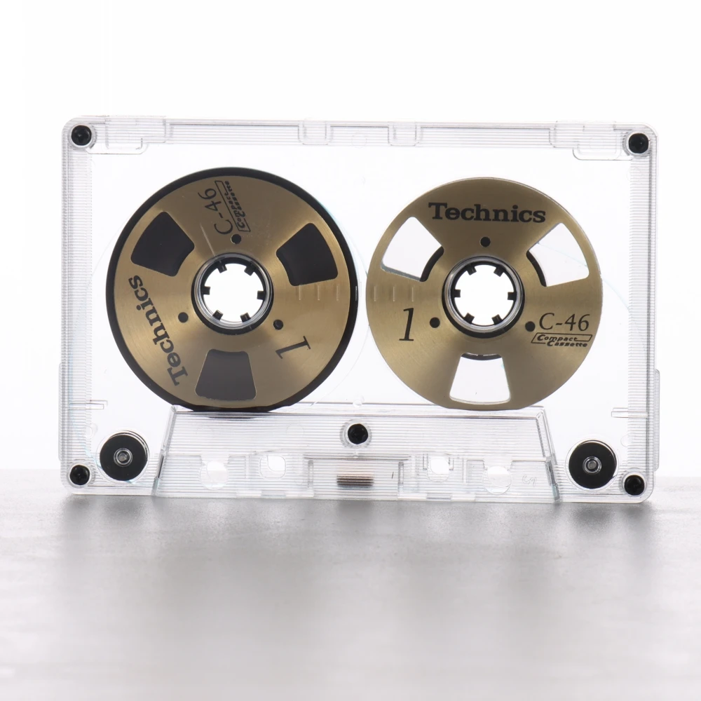 DIY Homemade Technics National Reel Cassette 46 Min Blank Audio Cassette Tape
