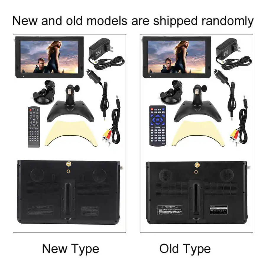 Портативный автомобильный цифровой телевизор LEADSTAR 10in ATSC FM-радио 1080P - купить по