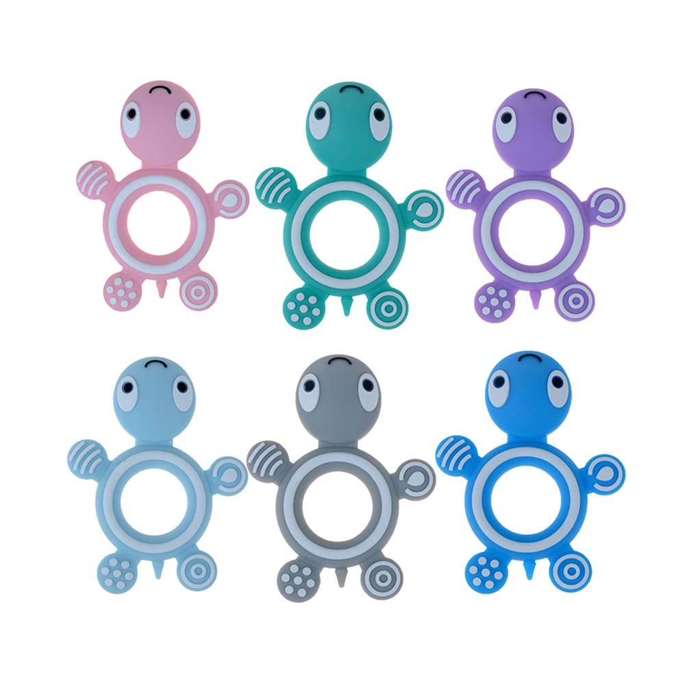 

Силиконовые Детские Прорезыватели черепаха 1 шт. пищевая черепаха силиконовая крошечная удочка для детей и #39s товары подарок медсестры Дет...