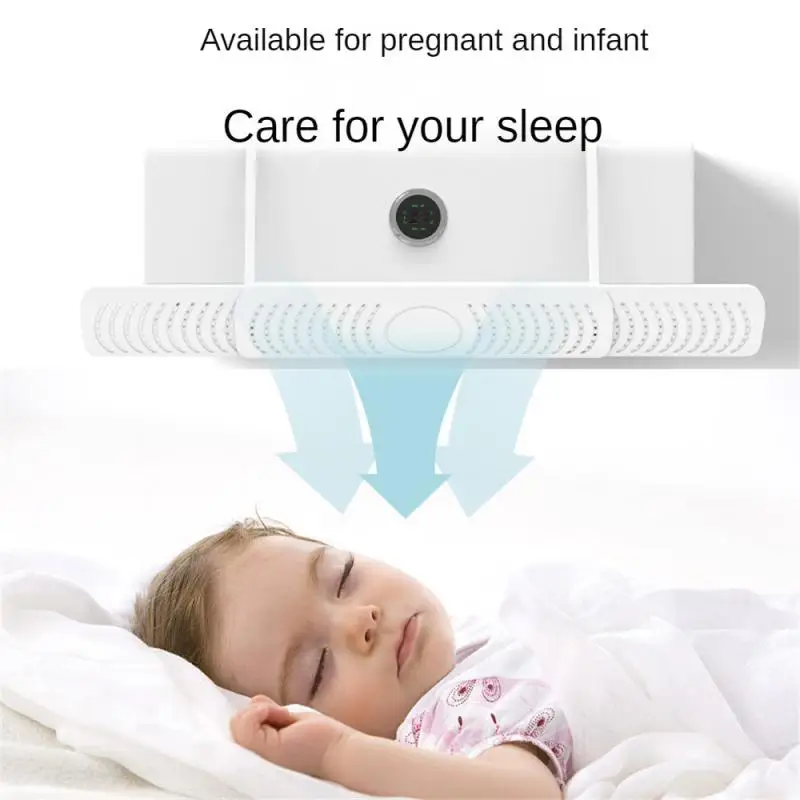 

Wall Mounted Air Conditioning Wind Deflector Punch Free Installation No Odor Or Sound Pregnant And Infant Available Scalable