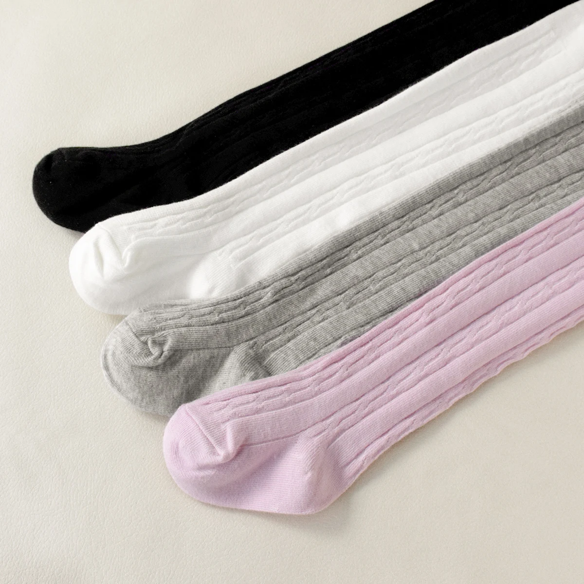 Весенне-Осенние Колготки для детей и девочек простая однотонная тонкая