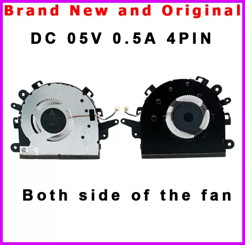 

NEW CPU Cooling Fan Cooler Radiator for Lenovo IdeaPad 3i 15IML05 3 15ARE05 V15-ADA FRU:5F10S13910 NS85C46 DC5V 0.5A 4Pin