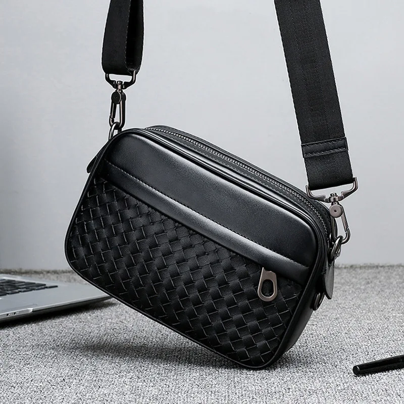 Men's Small Bag New Fashion One Shoulder Bag Oblique Cross Bag Sports Leisure Postman Small Satchel Backpack Male