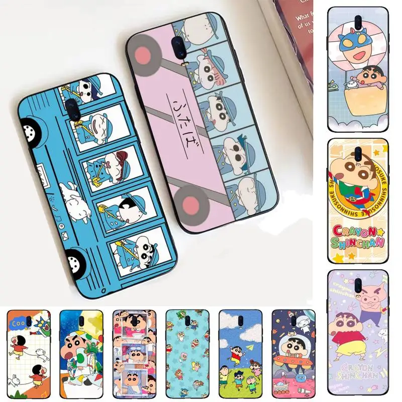 

Bandai Crayon Shin-chan Anime Phone Case for Vivo Y91C Y11 17 19 17 67 81 Oppo A9 2020 Realme c3