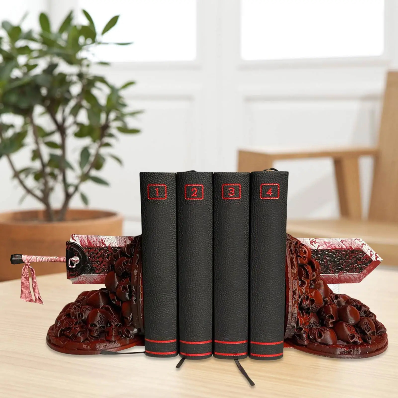 Гигантская резная каменная статуя Bookend Force деревенская Нескользящая полимерная
