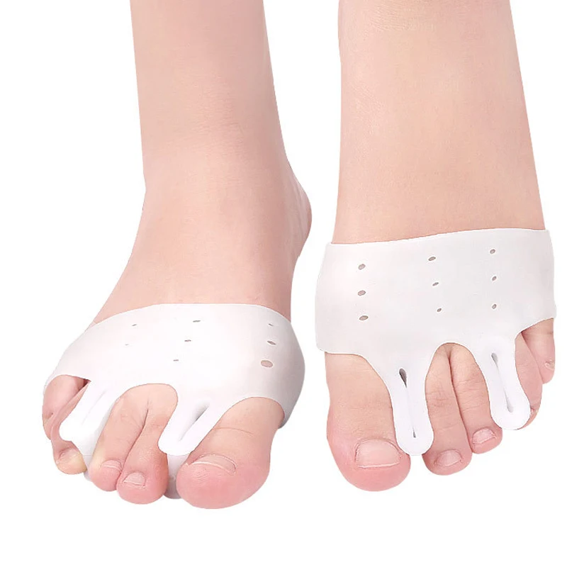 

2/4Pcs Toe Separator Hallux Valgus Corrector Finger Bunion Orthotics Protector Overlapping Forefoot Pad Foot Care Pedicure Tools