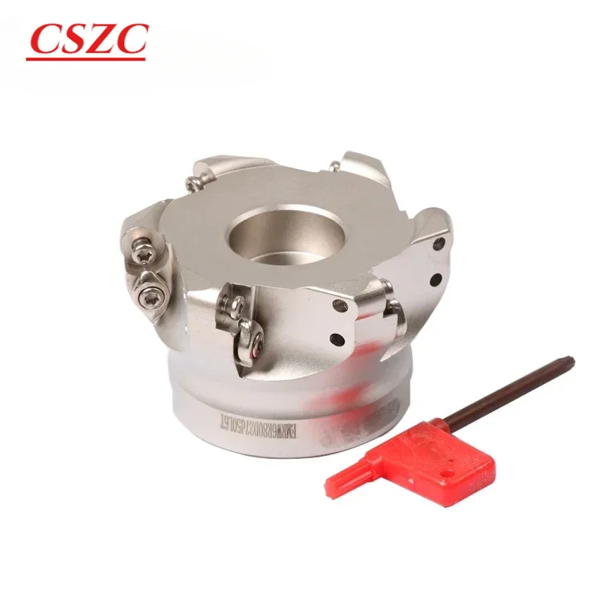 НОВАЯ круглая дюбель EMR Торцевая фреза EMR6R-50-22-4T 63-25 4-4T 80-27-5T 100-32-6T 25 4 мм концевая