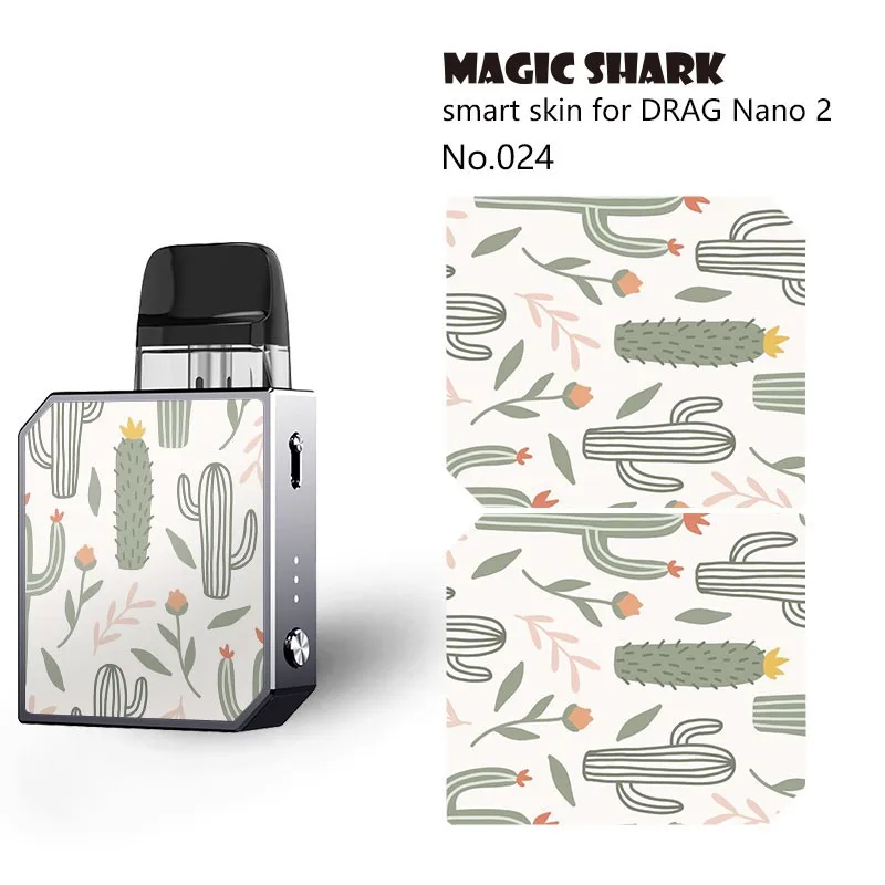 Магический акула 2.5D матовая аниме отпечаток зебры Земля забавная пленка-наклейка для чехла Nano II Voopoo Drag 2 Nano2.