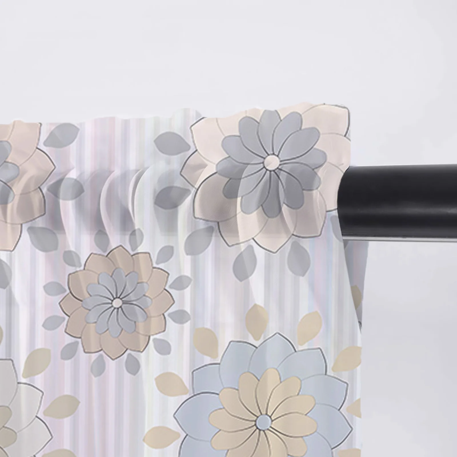 Маленькая фотография оформления интерьера Dahlia тонкая занавеска для спальни