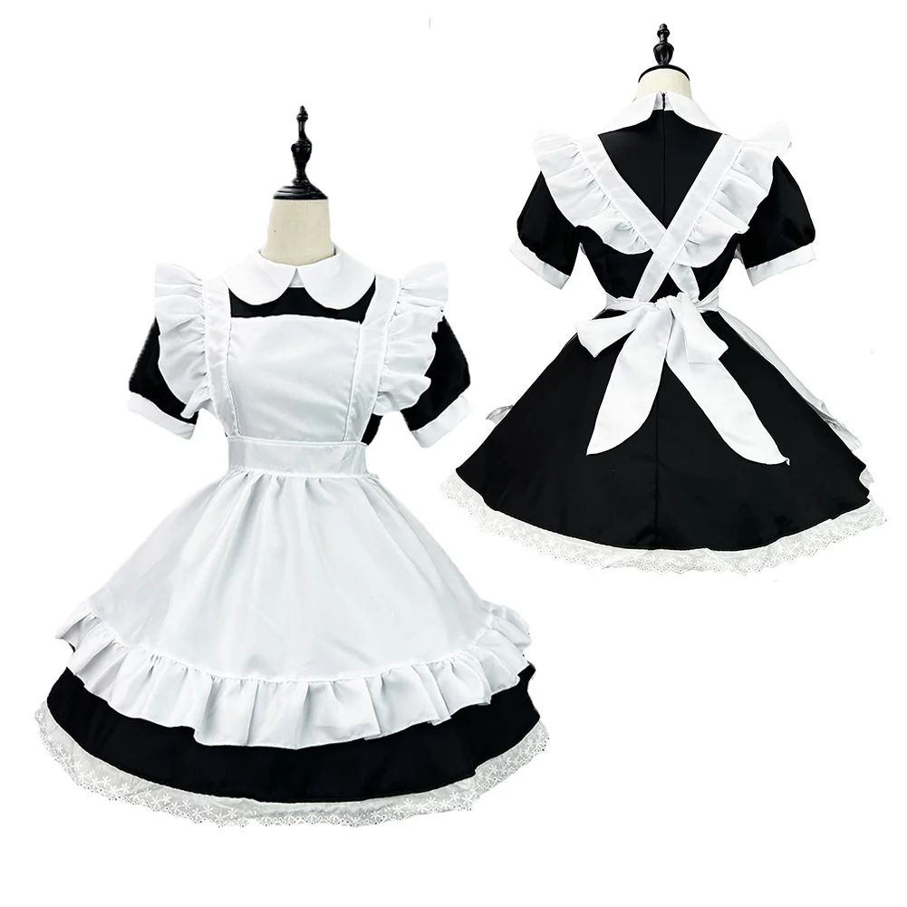 

Костюм для косплея Akiyama Mio, аниме, женское платье горничной для девушек, костюм для ролевой съемки, юбка, наряды, Хэллоуин, карнавал, женский костюм