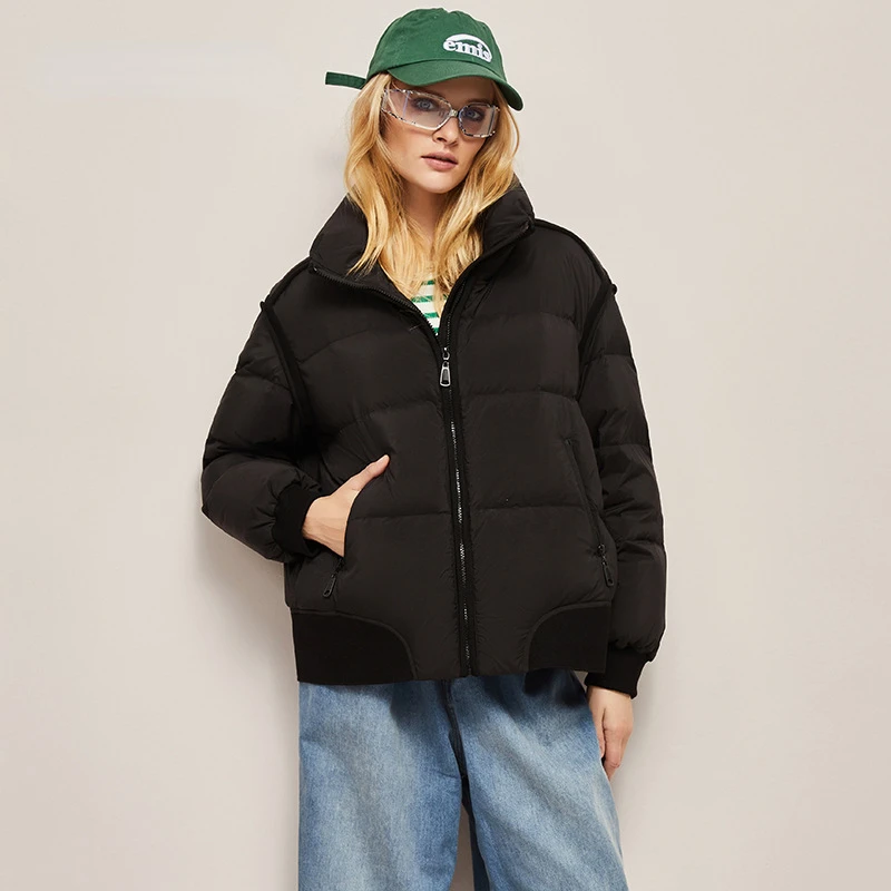 Autumn and Winter Women's Down Jacket Edition of The New Small Bread Jacket Duck Down Warm Jacket Winter Jacket Women Coat